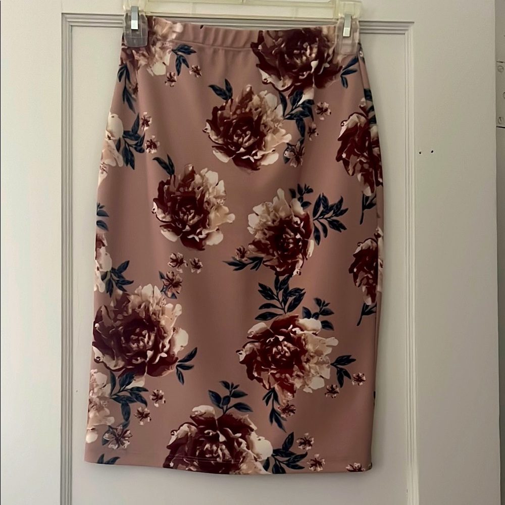 Floral Print Women's Skirt
